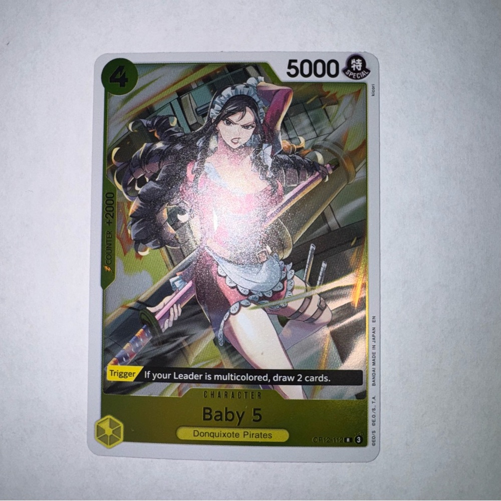 Baby 5 OP12-112 R Legacy of the Master One Piece English Trading Card TCG